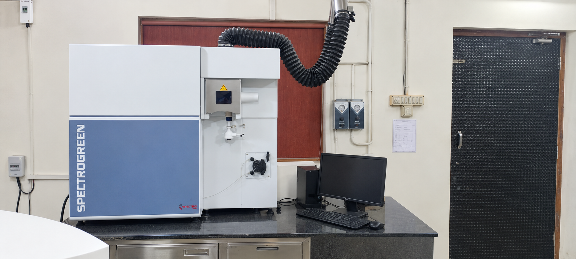 ICP-OES trace-element analysis instrument at Indiano Chrome Quality Control Laboratory